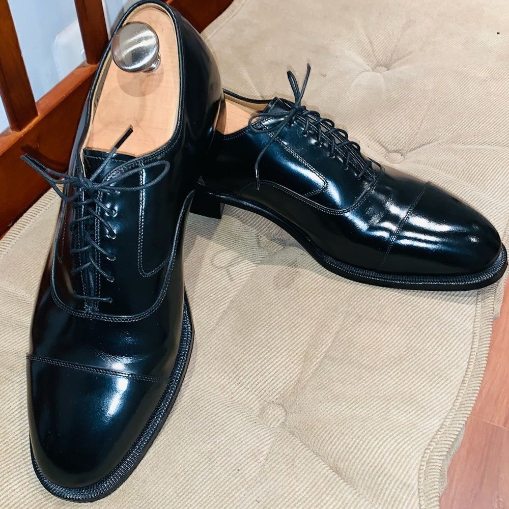 Johnston and Murphy Optima handcrafted Cap Toe Oxford.